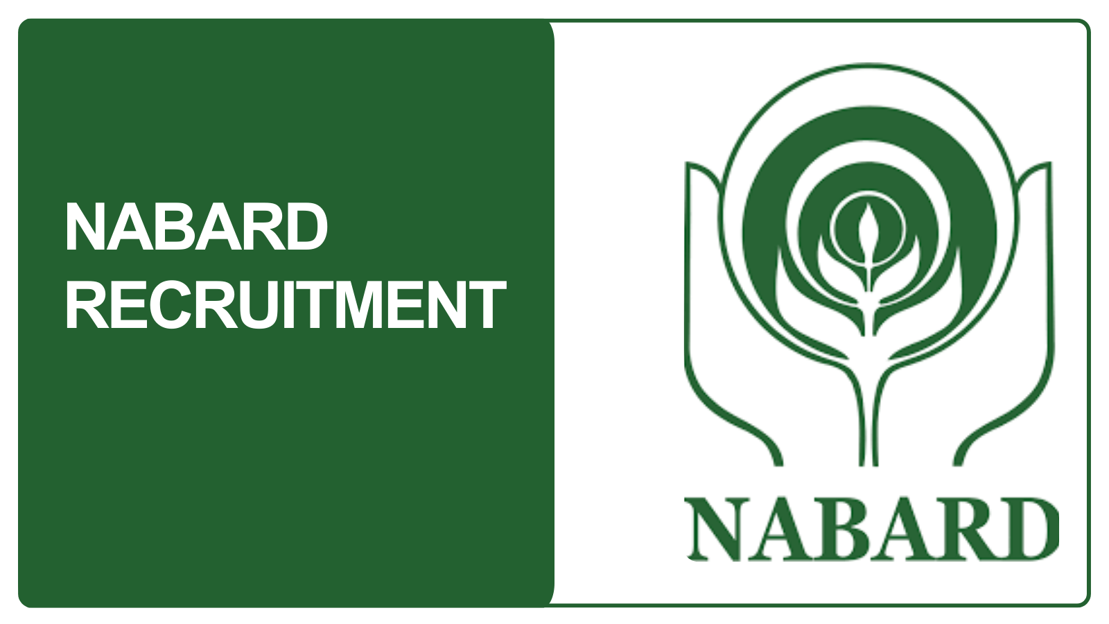 NABARD Recruitment 2024 Apply Vacancies